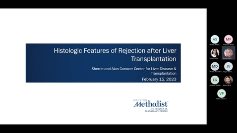 Thumbnail for entry Liver CE Series_ Histologic Features of Rejection after Liver Transplant-20230215_170007-Meeting Recording