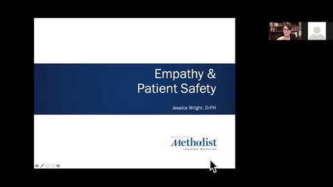 Thumbnail for Empathy and Patient Safety - Jessica Uriarte Wright, DrPH