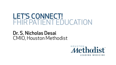 Thumbnail for Let's Connect - FHIR Patient Education-v2