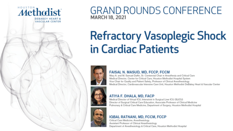 Thumbnail for entry DeBakey Grand Rounds 03.18.21