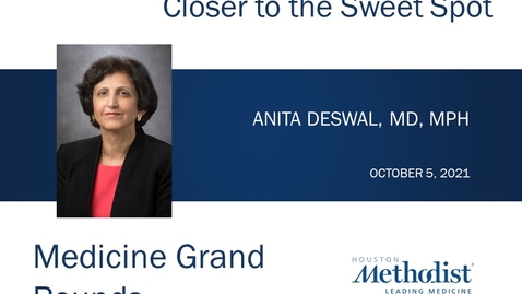 Thumbnail for Heart Failure and Diabetes: Getting Closer to the Sweet Spot with Dr. Anita Deswal - 10.5.21