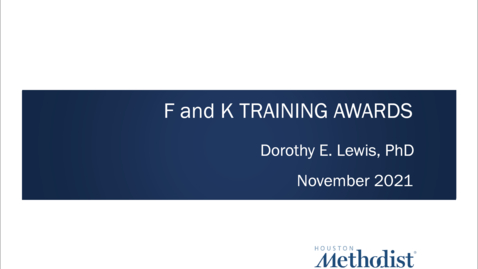 Thumbnail for Introduction to Career Development Mentoring for F&amp;K Training Awards 11.30.21