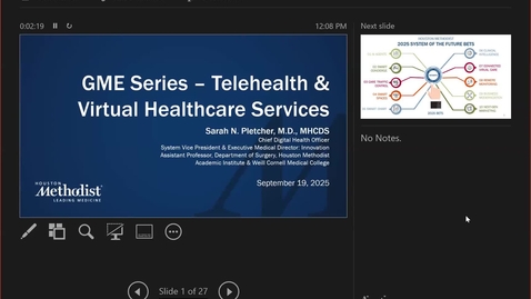 Thumbnail for Education Series 39: 09.19.25 - Telehealth &amp; Virtual Healthcare Services