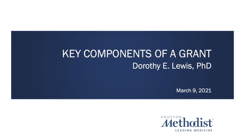 Thumbnail for Key Components of a Grant 03.09.21