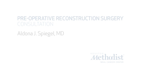 Thumbnail for Breast Reconstruction - Post Operation