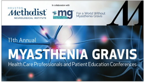 Thumbnail for 11th Annual Myasthenia Gravis Health Care Professionals Conference - 10.23.20