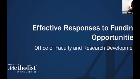 Thumbnail for Response Strategies to a Request for Application (RFA) -11.5.24 