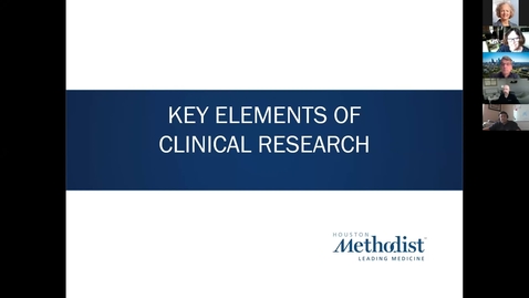 Thumbnail for entry 06 Key Elements of Clinical Research: Industry Supported Clinical Trials 10.19.20