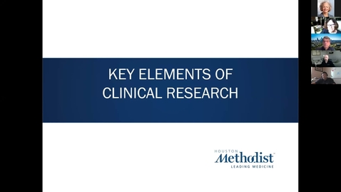 Thumbnail for 06 Key Elements of Clinical Research: Industry Supported Clinical Trials 10.19.20