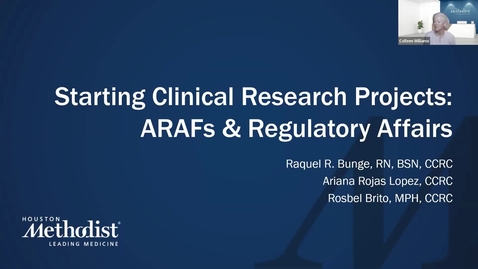 Thumbnail for Navigating Research Protections: Administrative Review Application Form &quot;ARAF&quot; &amp; Regulatory Affairs-12.10.24