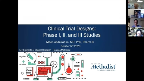 Thumbnail for 04 Key Elements of Clinical Research:  Clinical Trial Design 10.05.20
