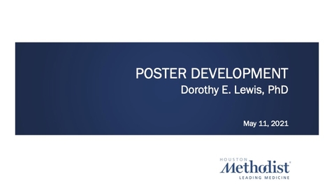 Thumbnail for Poster Development Workshop 05.11.21