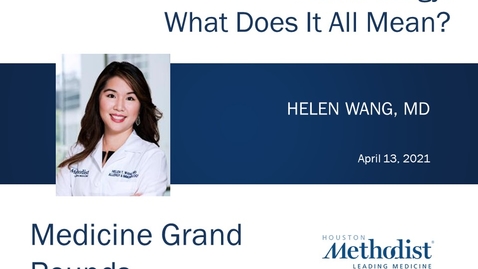 Thumbnail for entry Food Allergies with Dr. Helen Wang - 04.13.21