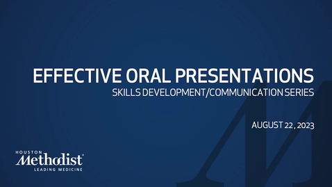 Thumbnail for Effective Oral Presentations-08.22.23