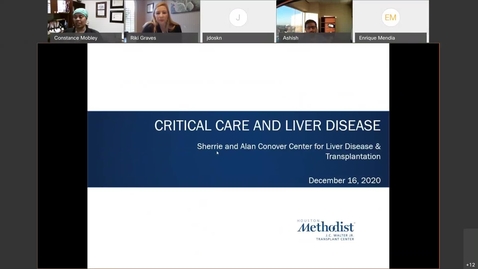 Thumbnail for Critical Care and Liver Disease - 12.16.20