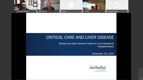 Thumbnail for entry Critical Care and Liver Disease - 12.16.20