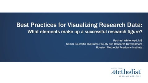 Thumbnail for entry 6.27.2023 Best Practices for Visualizing Research Data