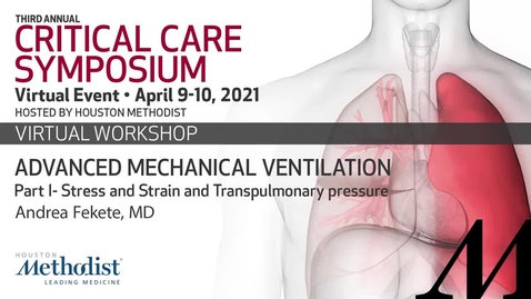 Thumbnail for Advanced Mechanical Ventilation Pt 1 - Stress and Strain
