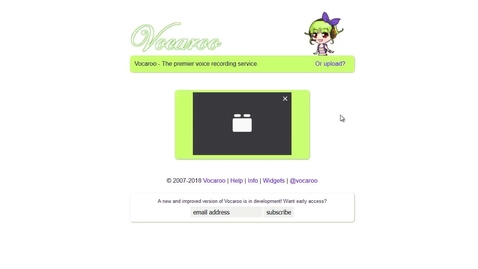 Thumbnail for Recording and Embedding Vocaroo Recordings in myCourses
