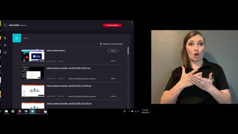 Thumbnail for Video 2 - Create Videos with Kaltura