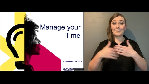 Thumbnail for entry Video 9 - Managing your time