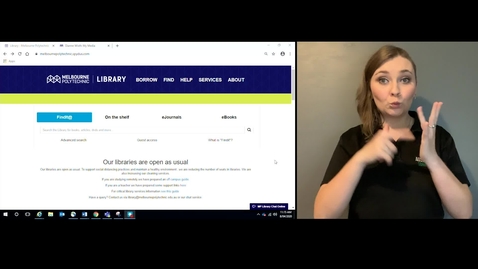 Thumbnail for Video 10 - MPT library online resources
