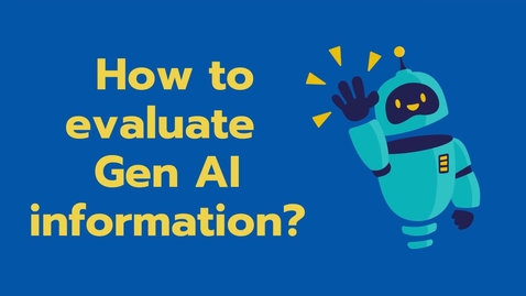 Thumbnail for How to evaluate Gen AI information