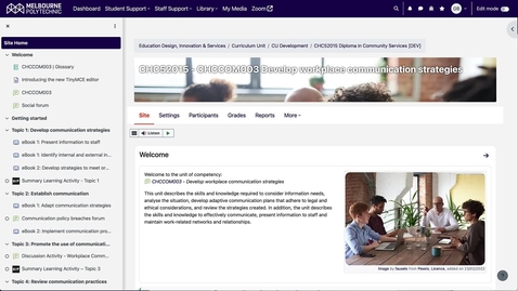 Thumbnail for Adding a Turnitin assignment in Moodle