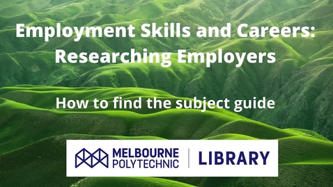 Thumbnail for Employment guide