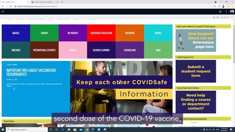 Thumbnail for entry How to submit your double dose COVID-19 vaccine evidence
