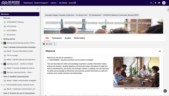 Submitting a video assignment (Student)