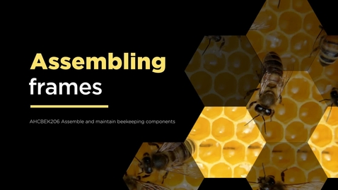 Thumbnail for Assembling frames