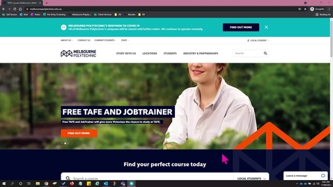 Thumbnail for How to reset your Melbourne Polytechnic password