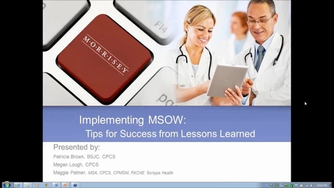Thumbnail for MSOW Achieving a Successful MSOW Implementation and the Lessons Learned