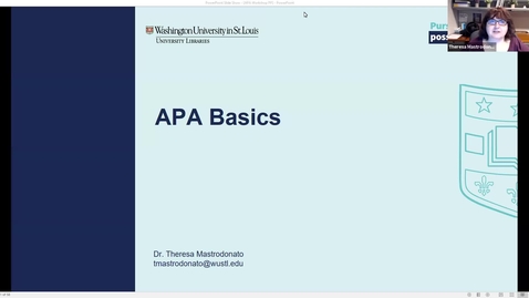 Thumbnail for APA Basics