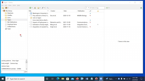 Thumbnail for Zotero Viewing or Removing a Snapshot of a Webpage