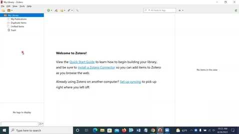 Thumbnail for Zotero Preferences Cite Tab