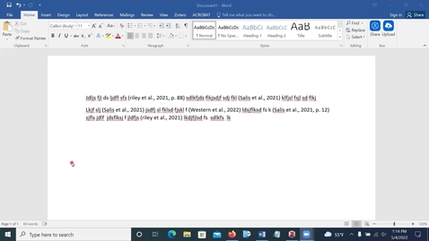 Thumbnail for entry Zotero Editing or Deleting In-Text Using Copy Paste No Bibliography