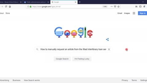 Thumbnail for Illiad Manual Request