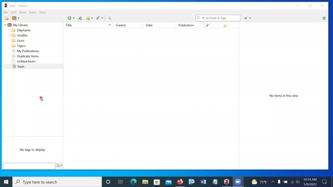 Thumbnail for Zotero Advanced Search