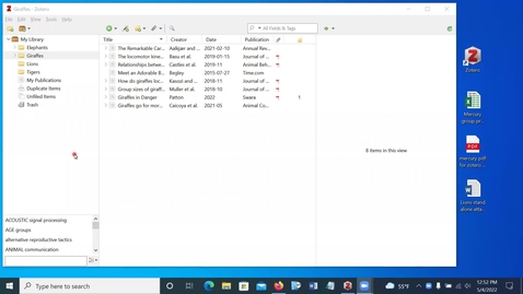 Thumbnail for Zotero Creating a Stand-Alone Attachment