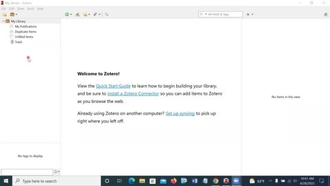 Thumbnail for entry Zotero Preferences Advanced Tab