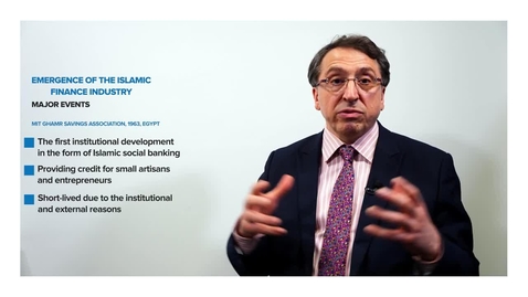Thumbnail for entry Emergence of the Islamic Finance Industry Part I