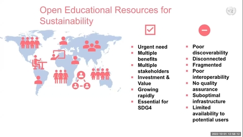 Thumbnail for entry Implementing the UNESCO OER Recommendation within Multi-Stakeholder Partnerships