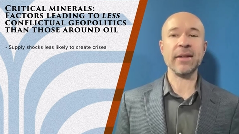 Thumbnail for Geopolitics of mineral supply security