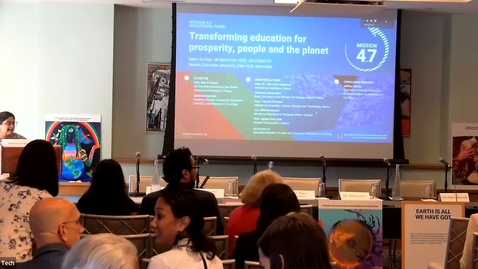 Thumbnail for Mission 4.7 Ministerial Panel: Transforming education for prosperity, people and the planet