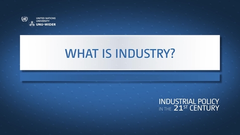 Thumbnail for entry What is industry?