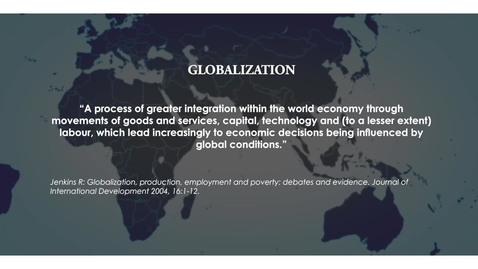 Thumbnail for entry Globalization and Public Health