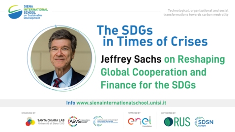 Thumbnail for entry Reshaping Global Cooperation and Finance for the SDGs