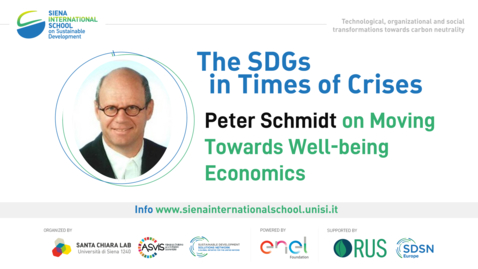 Thumbnail for Peter Schmidt on Moving Towards Well-being Economics